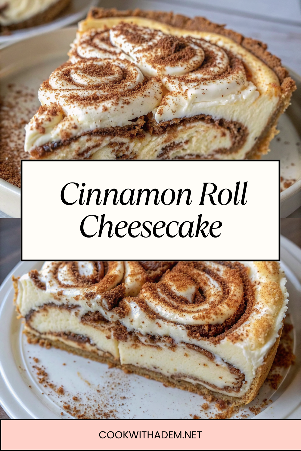 Cinnamon Roll Cheesecake – Creamy, Spiced & Irresistible