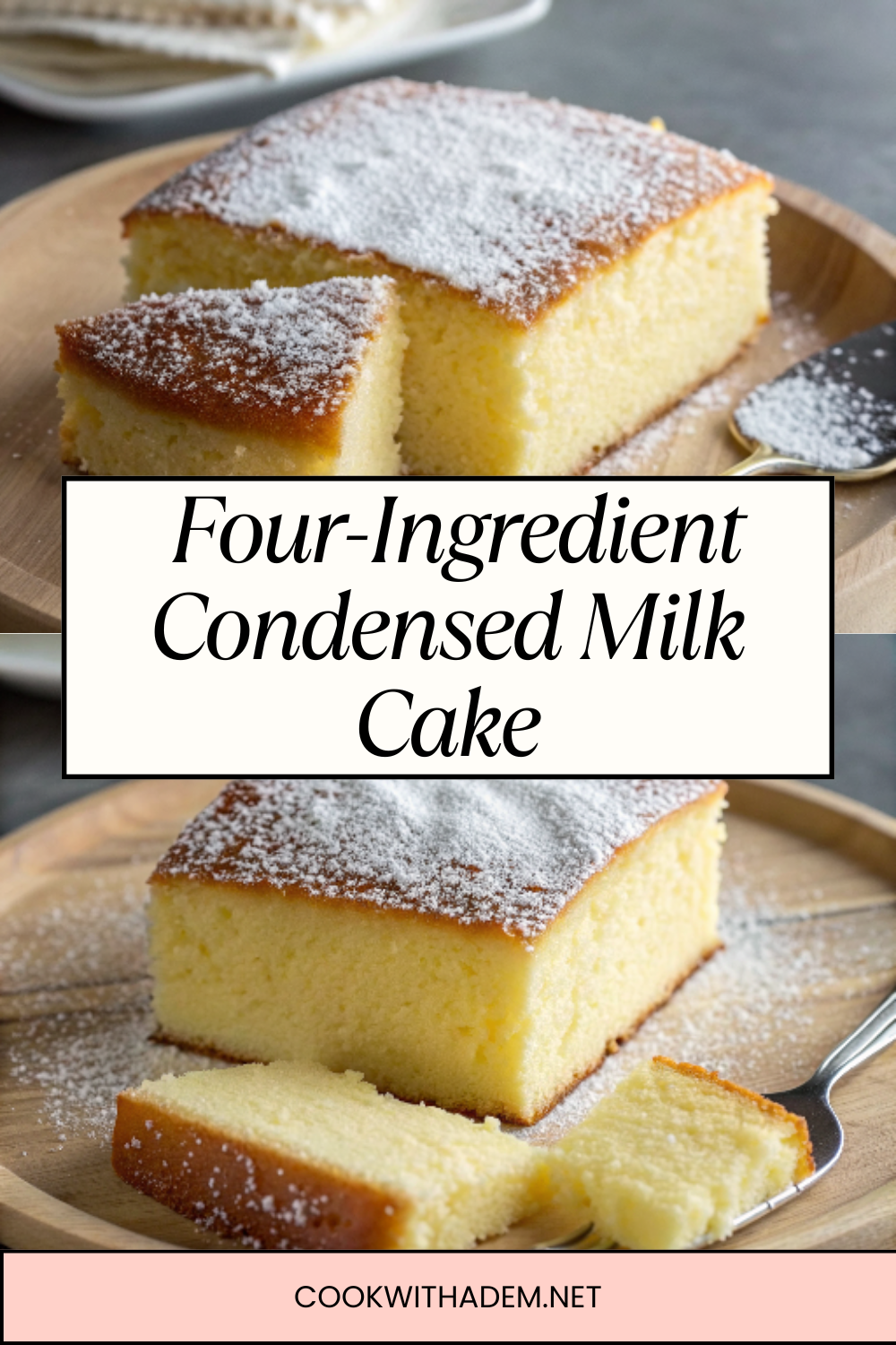 Four-Ingredient Condensed Milk Cake – Simple, Sweet & Irresistible