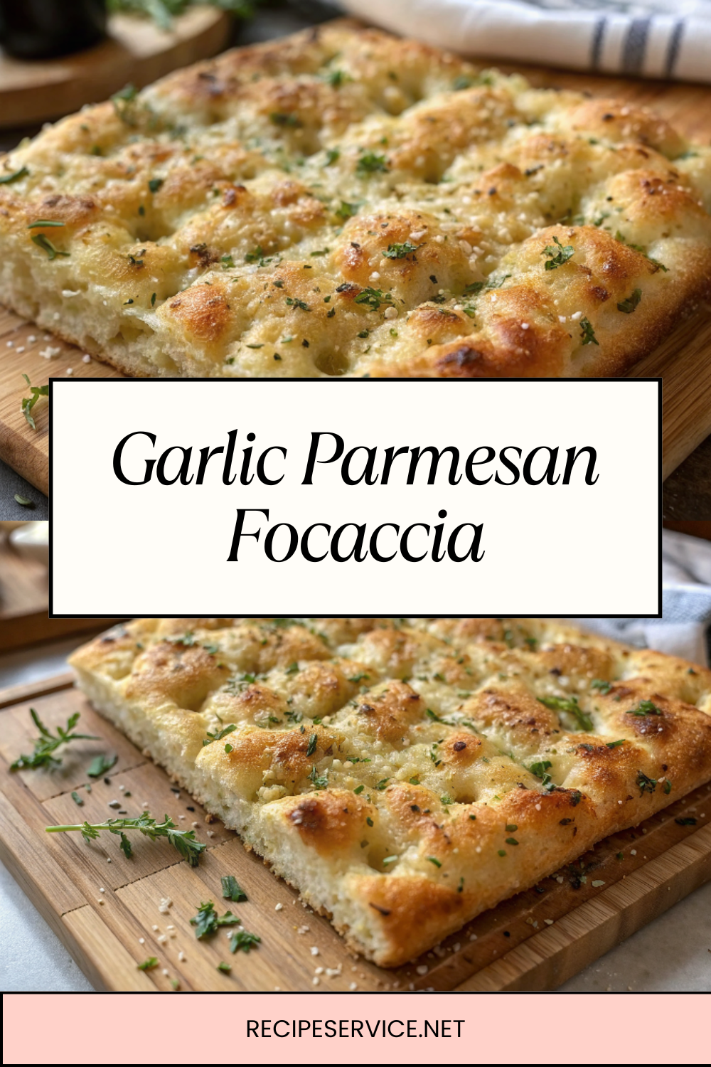 Garlic Parmesan Focaccia – Quick, Savory & Soft Inside | Foolproof Homemade Bread Recipe