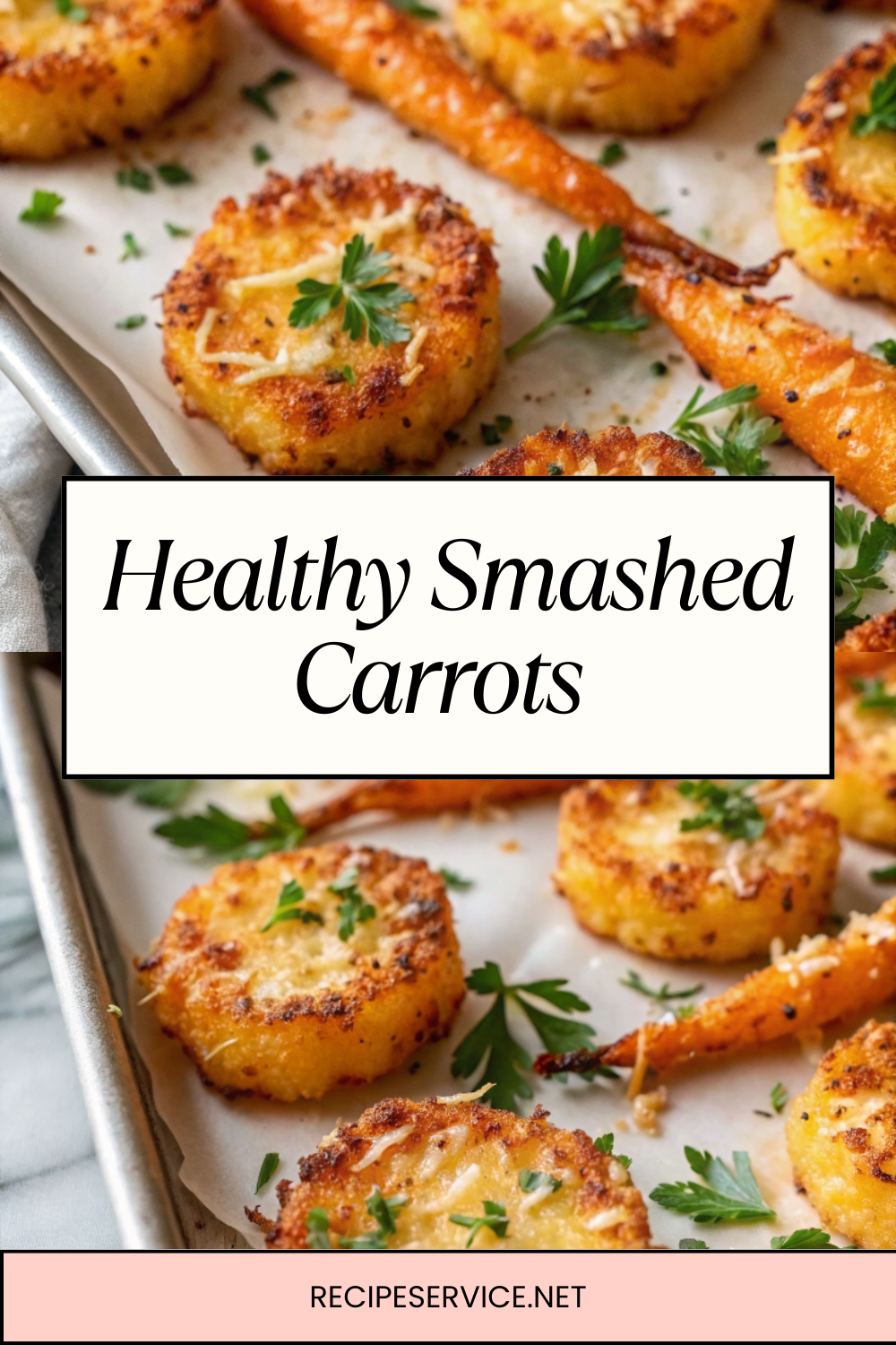 Healthy Smashed Carrots | Crispy, Cheesy, and Naturally Sweet
