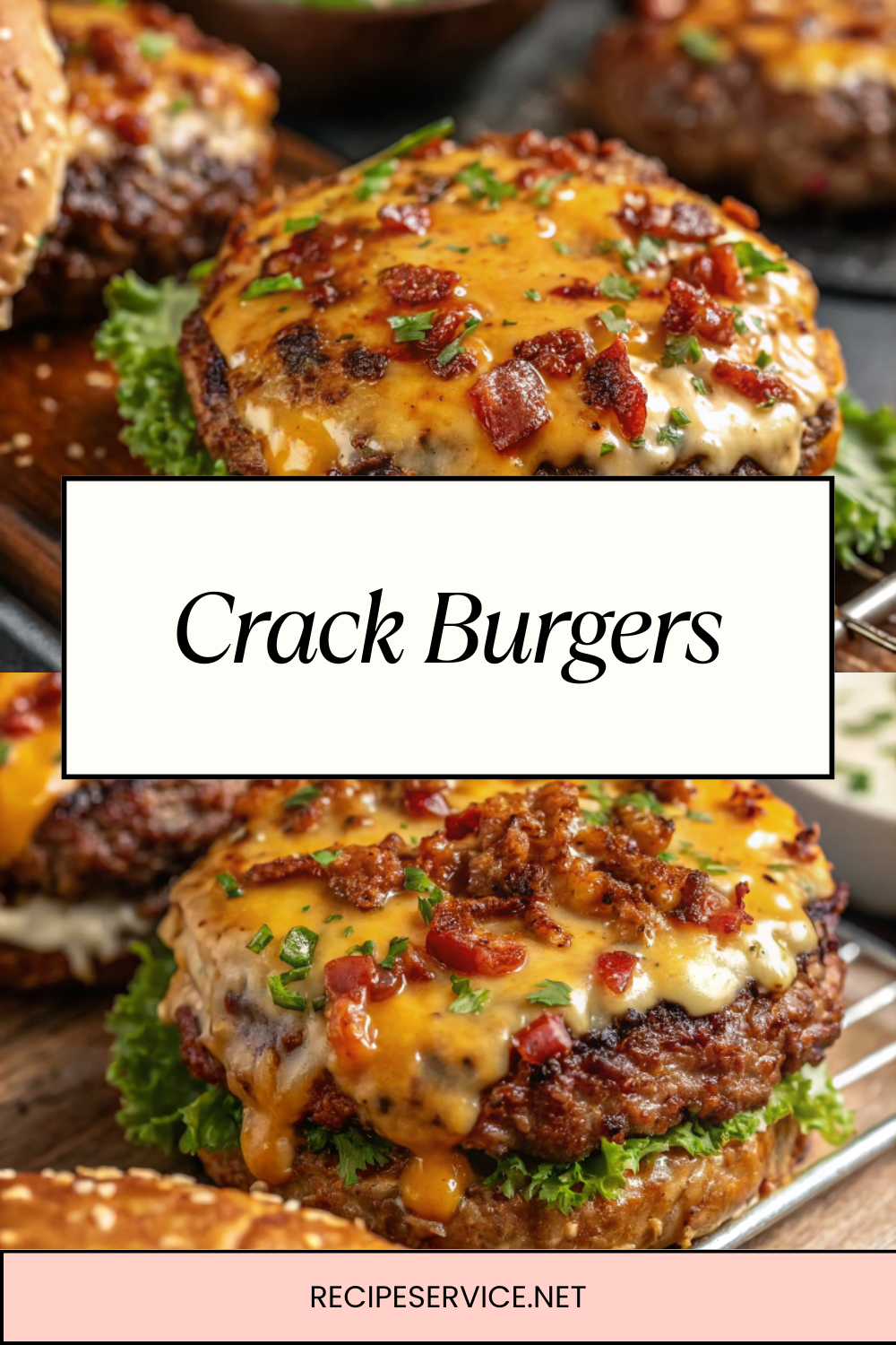 Crack Burgers – The Ultimate Cheesy Ranch Beef Burger Explosion