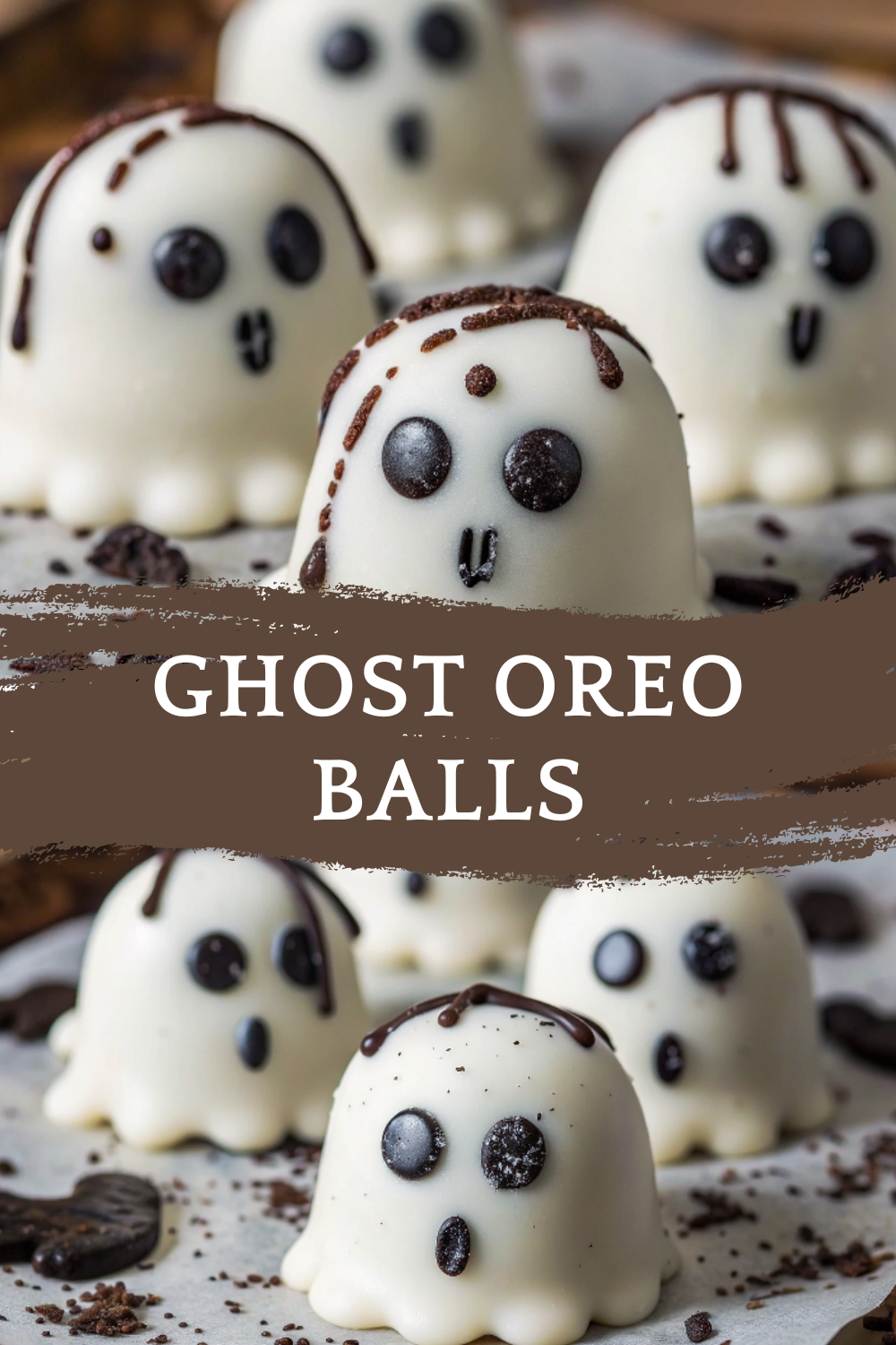 Ghost Oreo Balls | Easy No-Bake Halloween Treat