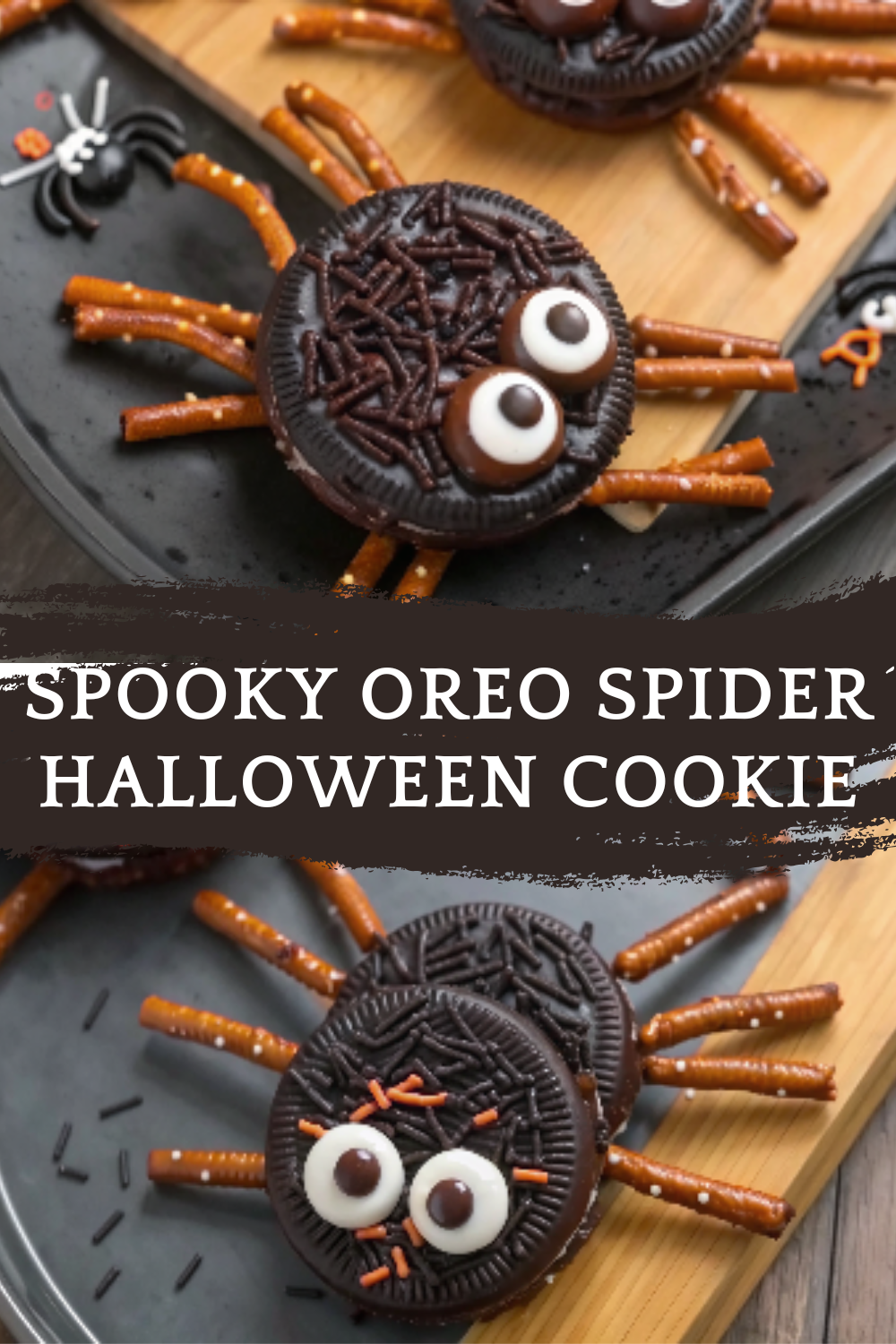 Spooky Oreo Spider Halloween Cookies | Fun No-Bake Treat