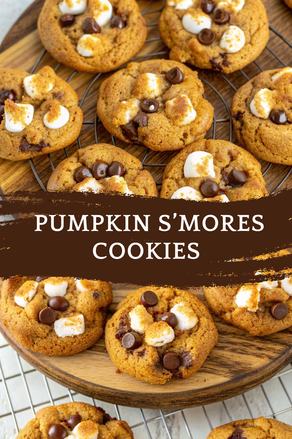 Pumpkin S’mores Cookies