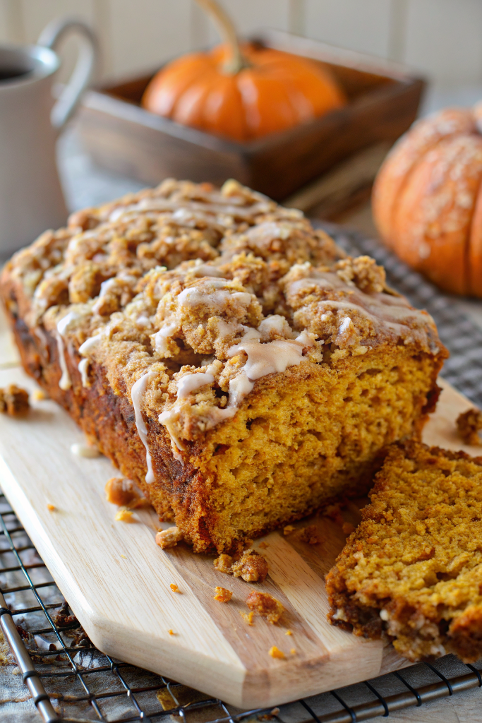 Pumpkin Streusel Bread – Moist, Spiced, and Perfect for Fall