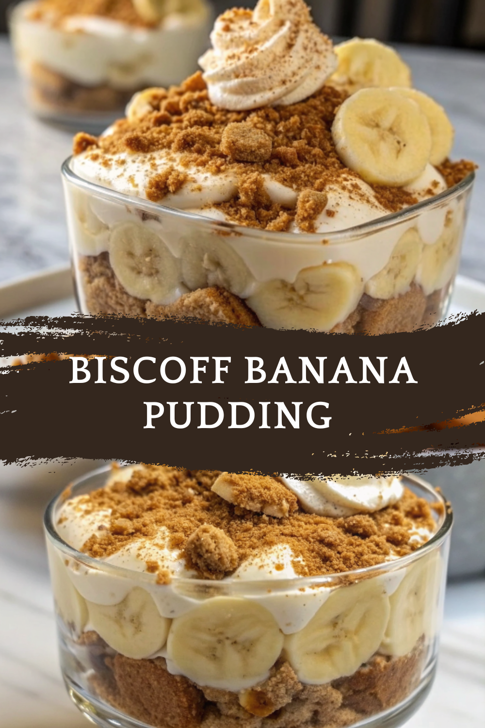 Biscoff Banana Pudding | Creamy, Crunchy, and Totally Irresistible No-Bake Dessert