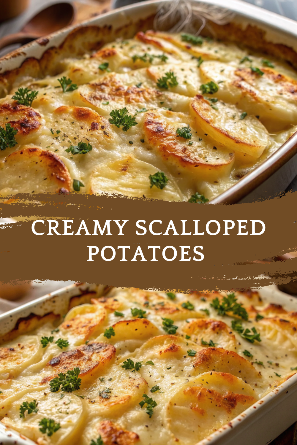 Creamy Scalloped Potatoes – The Ultimate Holiday Side Dish! | Rich, Buttery & Irresistibly Cheesy