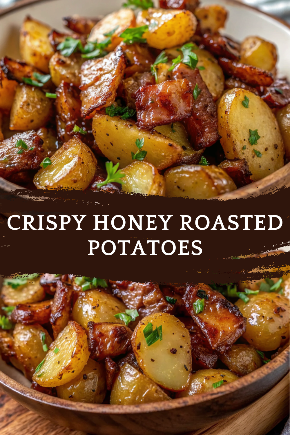 Crispy Honey Roasted Potatoes with Savory Beef Strips | Sweet, Smoky & Perfectly Golden