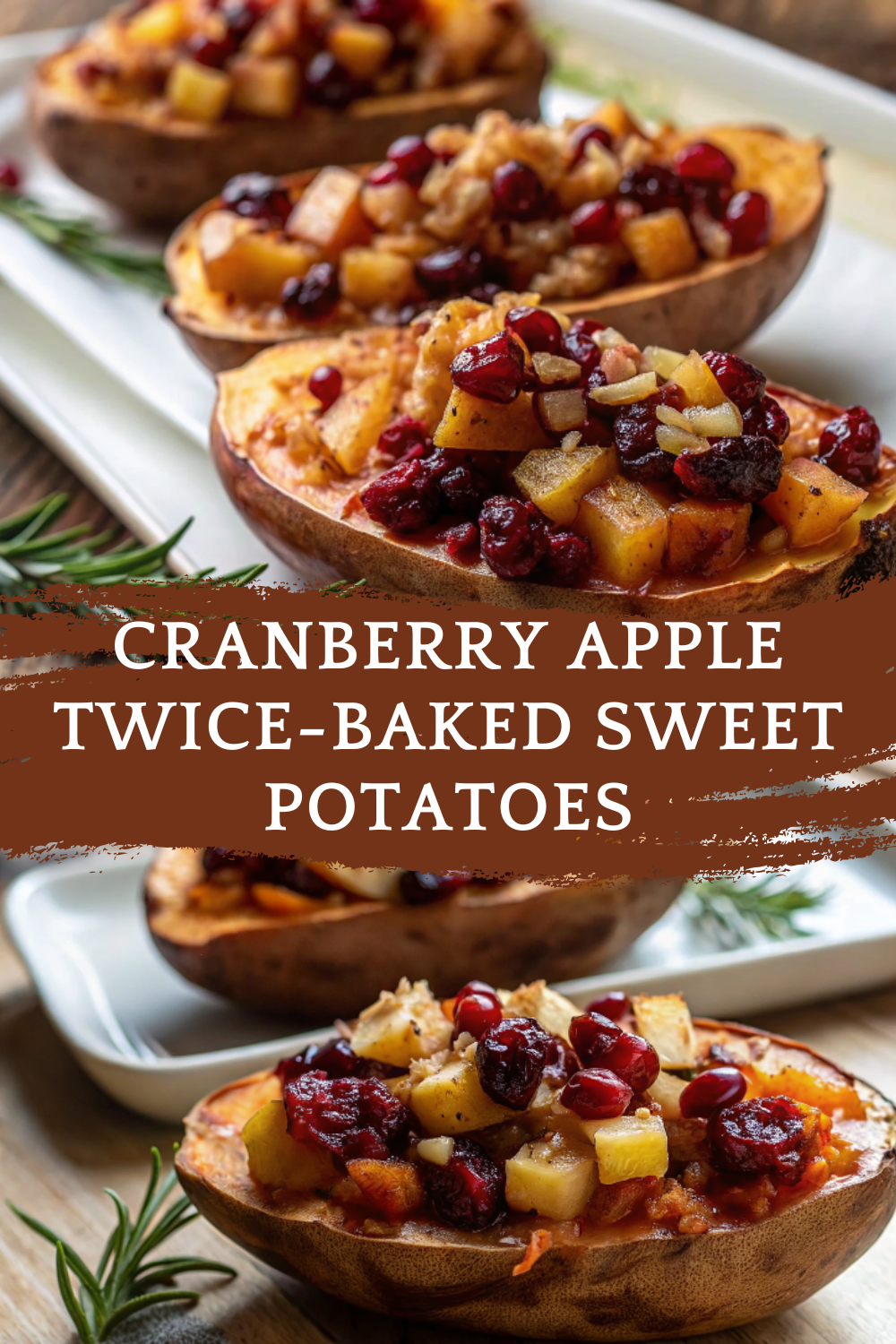Cranberry Apple Twice-Baked Sweet Potatoes: A Festive & Flavorful Side Dish