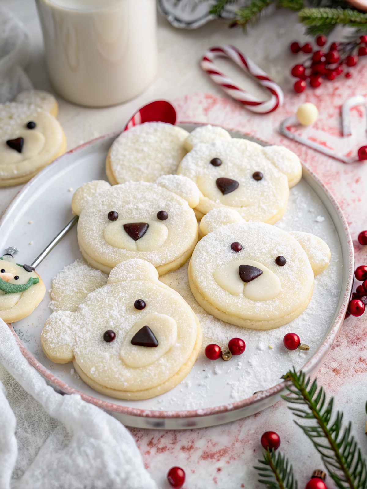 Polar Bear Cookies – Soft, Sweet & Adorably Frosted