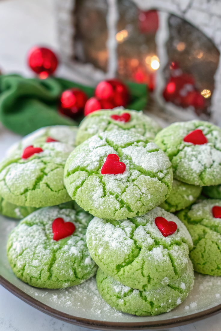 Grinch Cookie Recipe  Soft, Sweet & Perfectly Festive