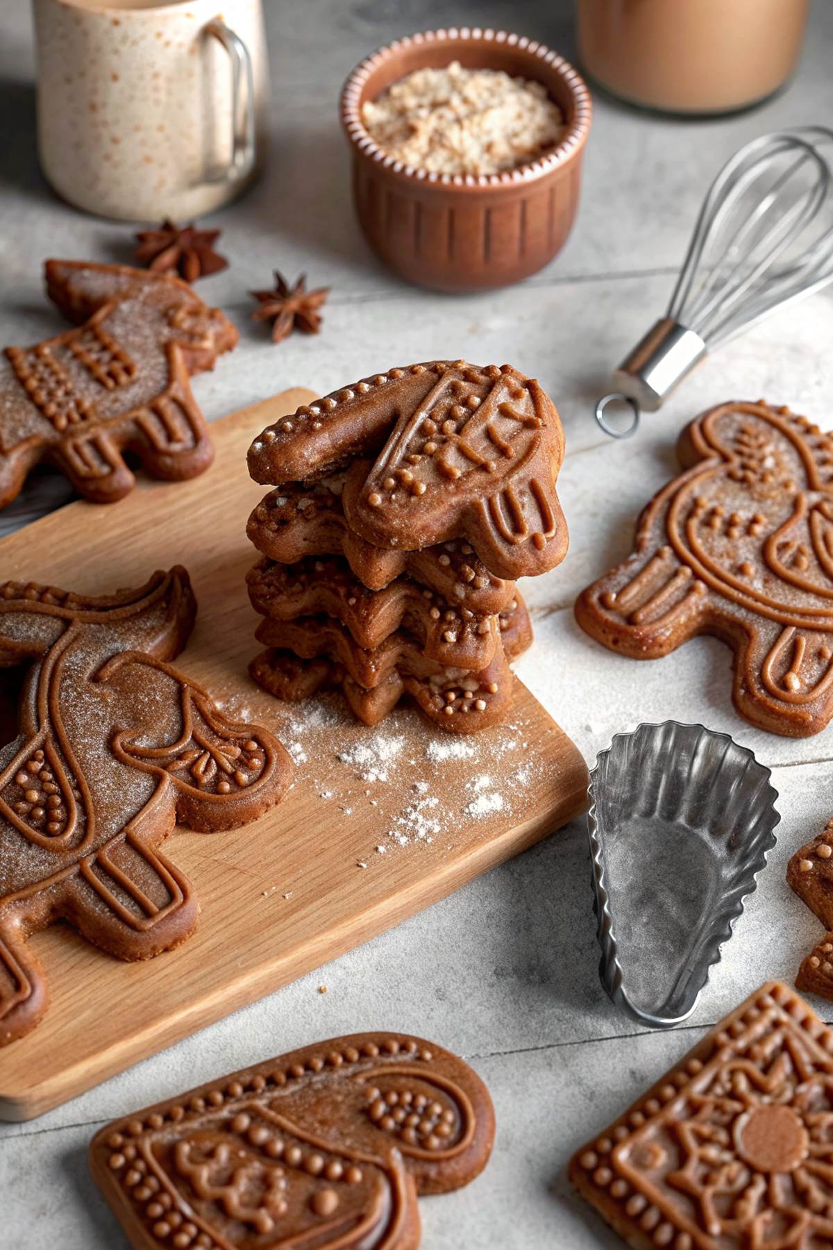 Soft Gingerbread Cookies with Silky Chocolate Glaze (Warm, Spiced & Melt-in-Your-Mouth)