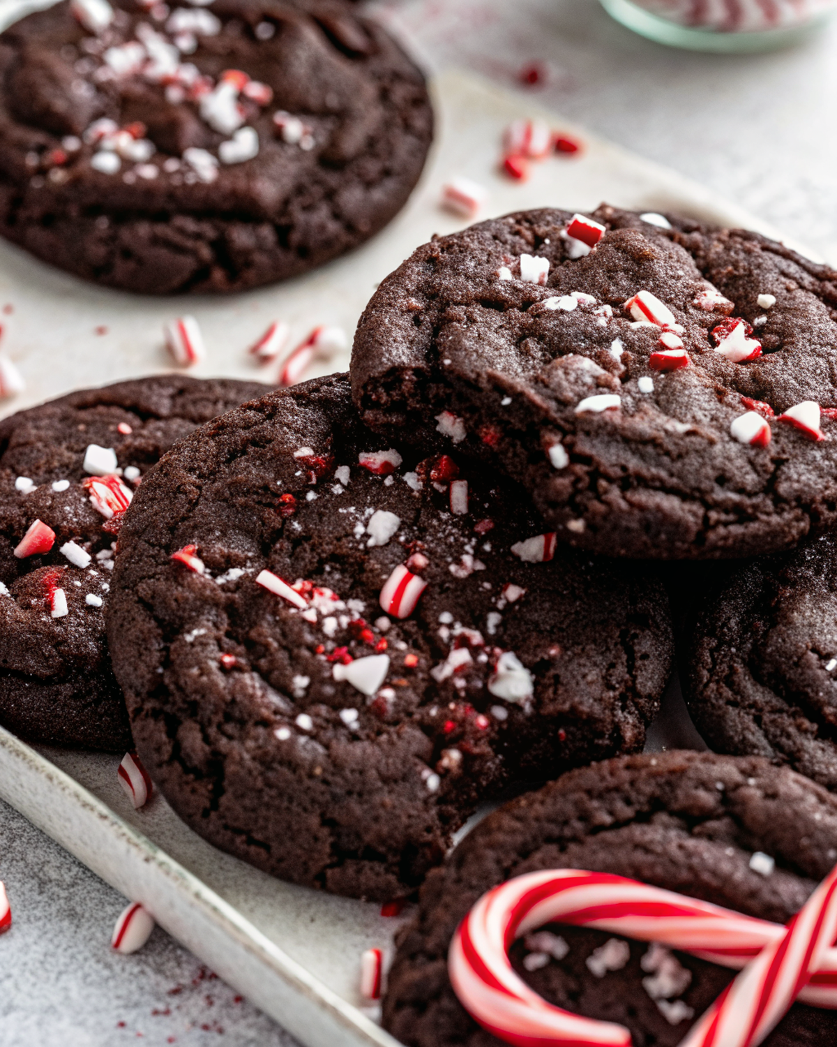 Double Chocolate Peppermint Cookies – Rich, Fudgy & Perfectly Festive