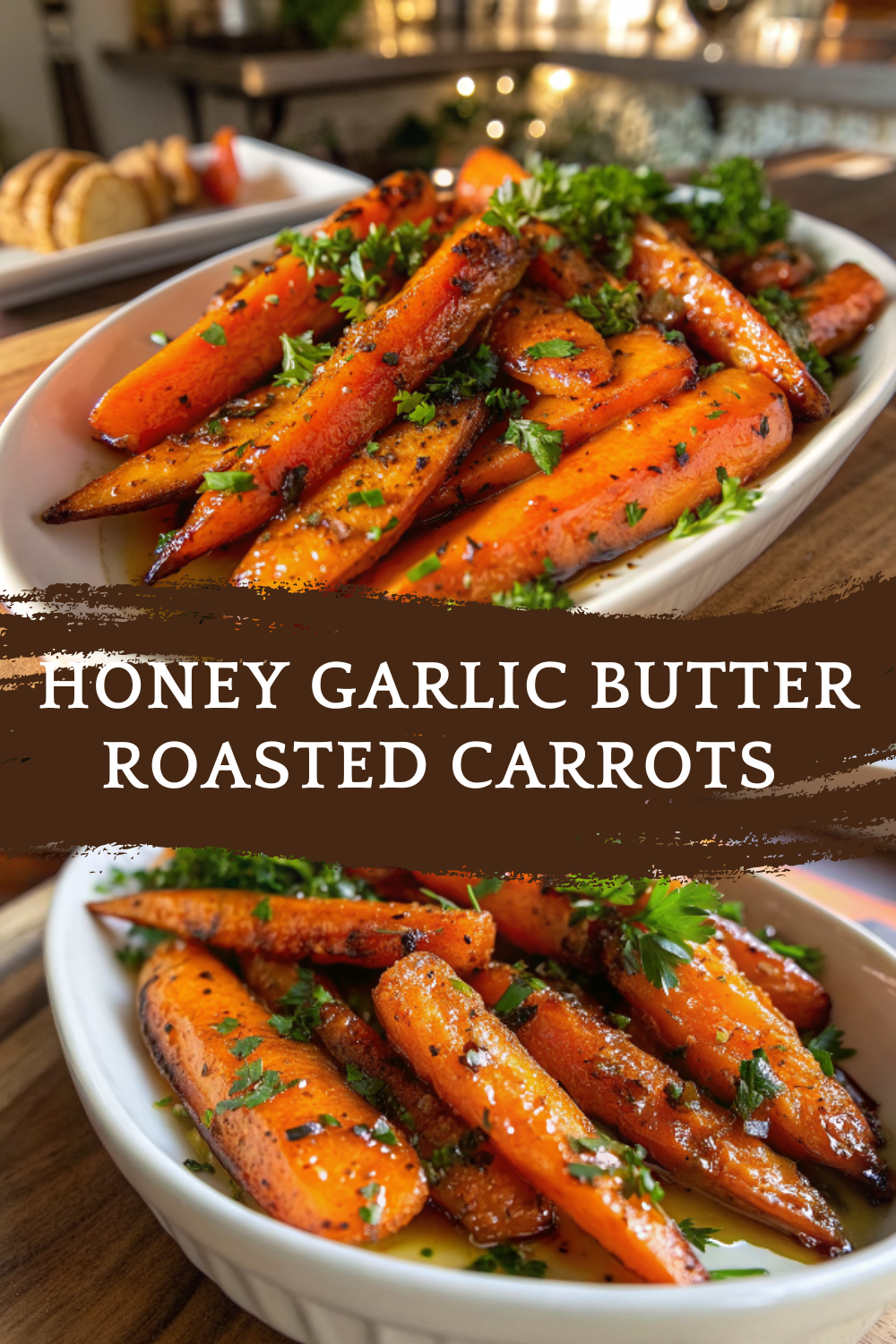 Honey Garlic Butter Roasted Carrots — Sweet, Savory & Perfectly Glazed