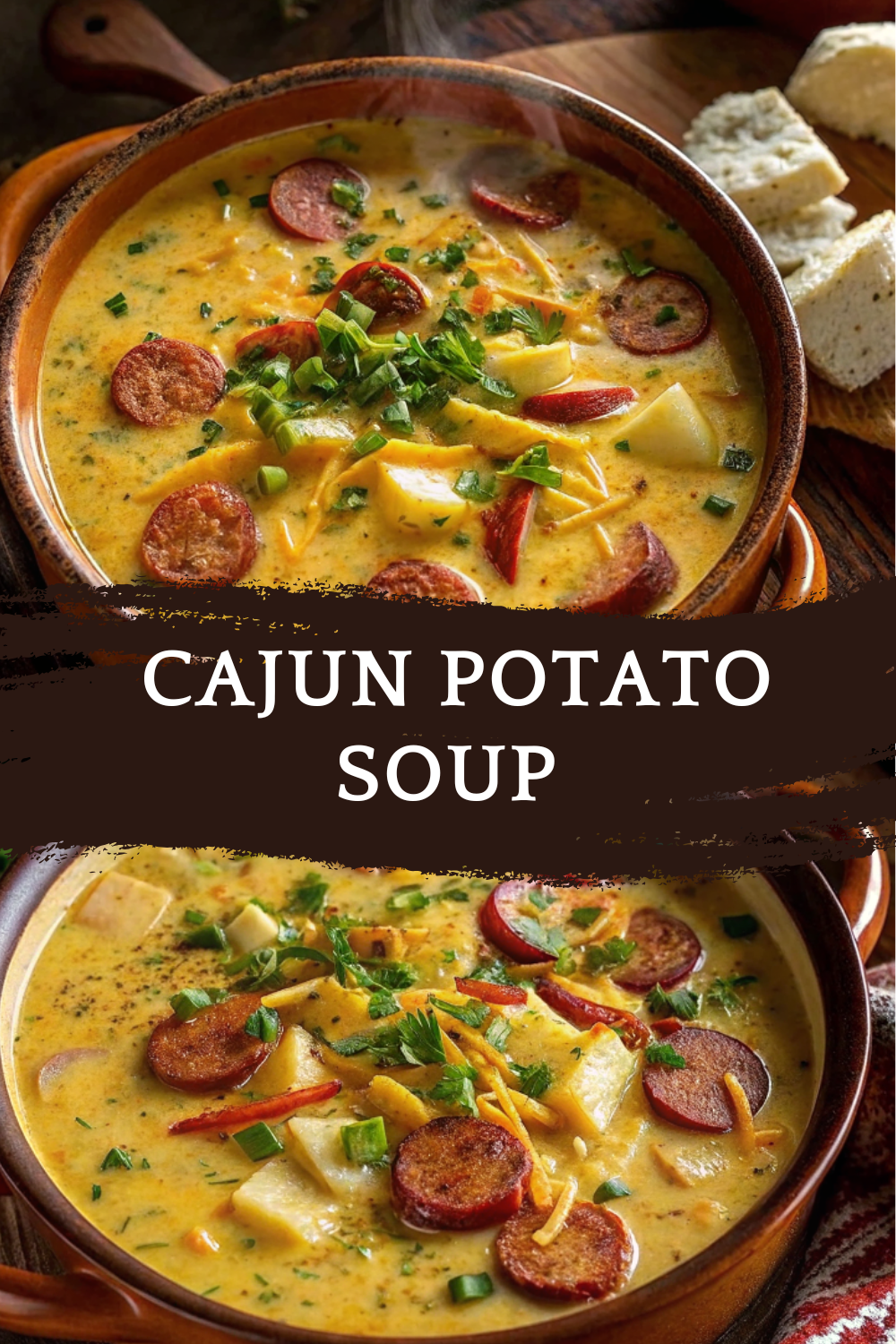 Cajun Potato Soup – A Cozy, Creamy, and Flavor-Packed Southern Comfort Bowl Made with Tender Potatoes, Aromatic Vegetables, Cajun Spices, and Melted Cheddar