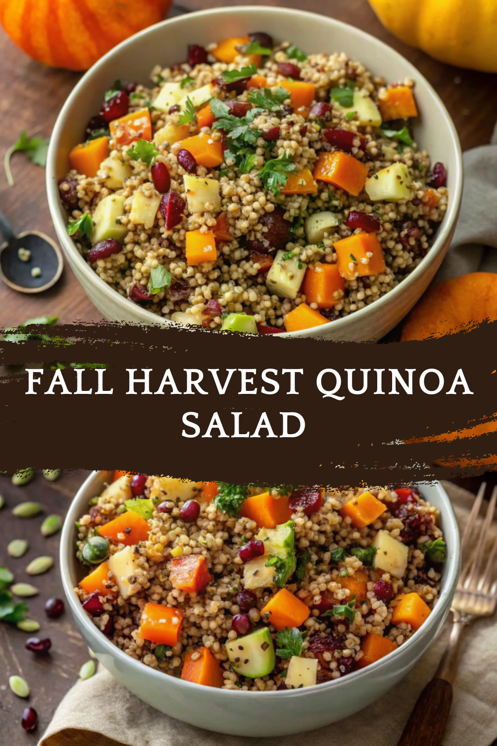 Fall Harvest Quinoa Salad — A Wholesome Autumn Recipe Full of Flavor and Color