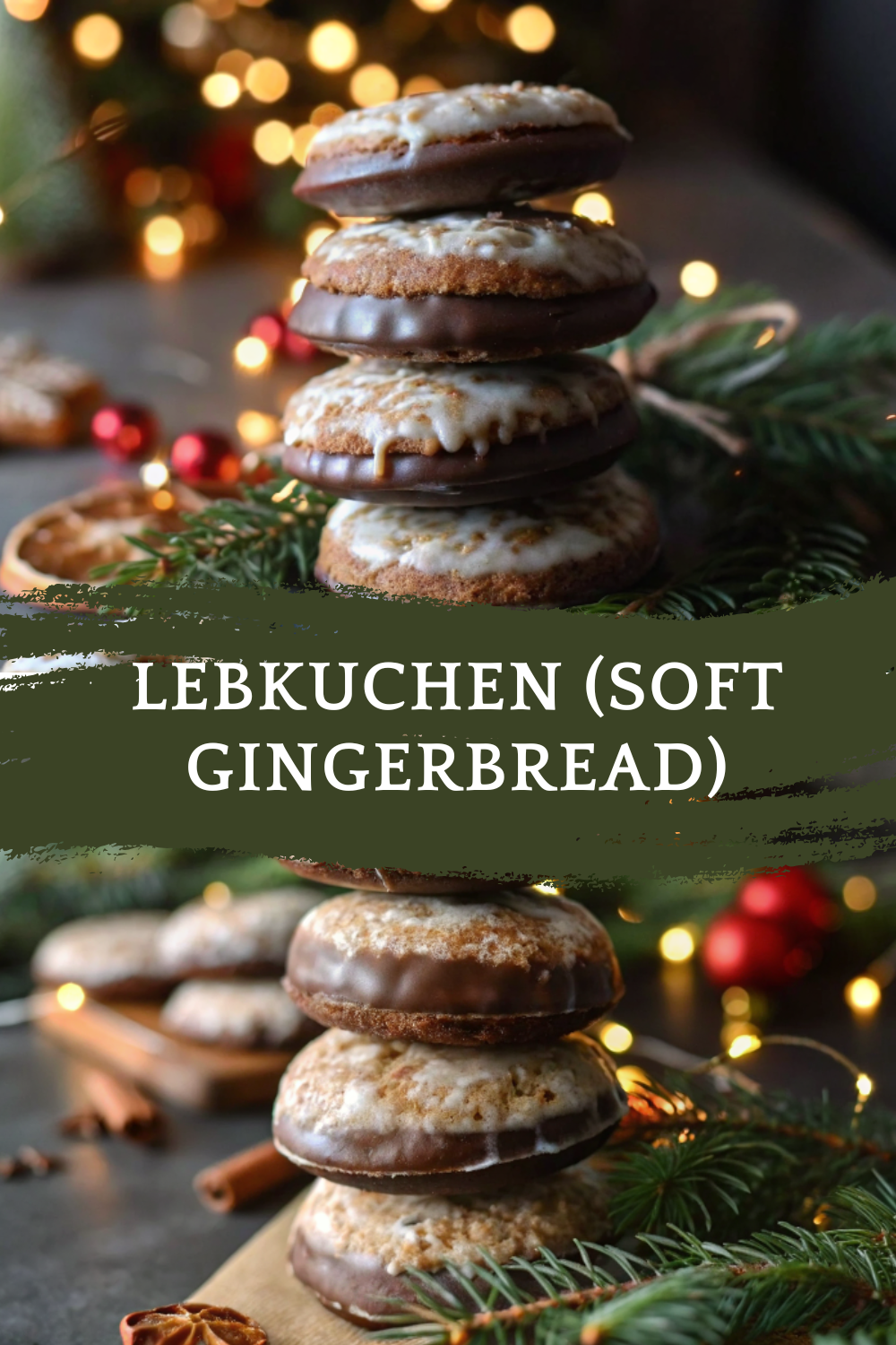 Lebkuchen (Soft German Gingerbread) – Warm, Spiced & Bakery-Soft