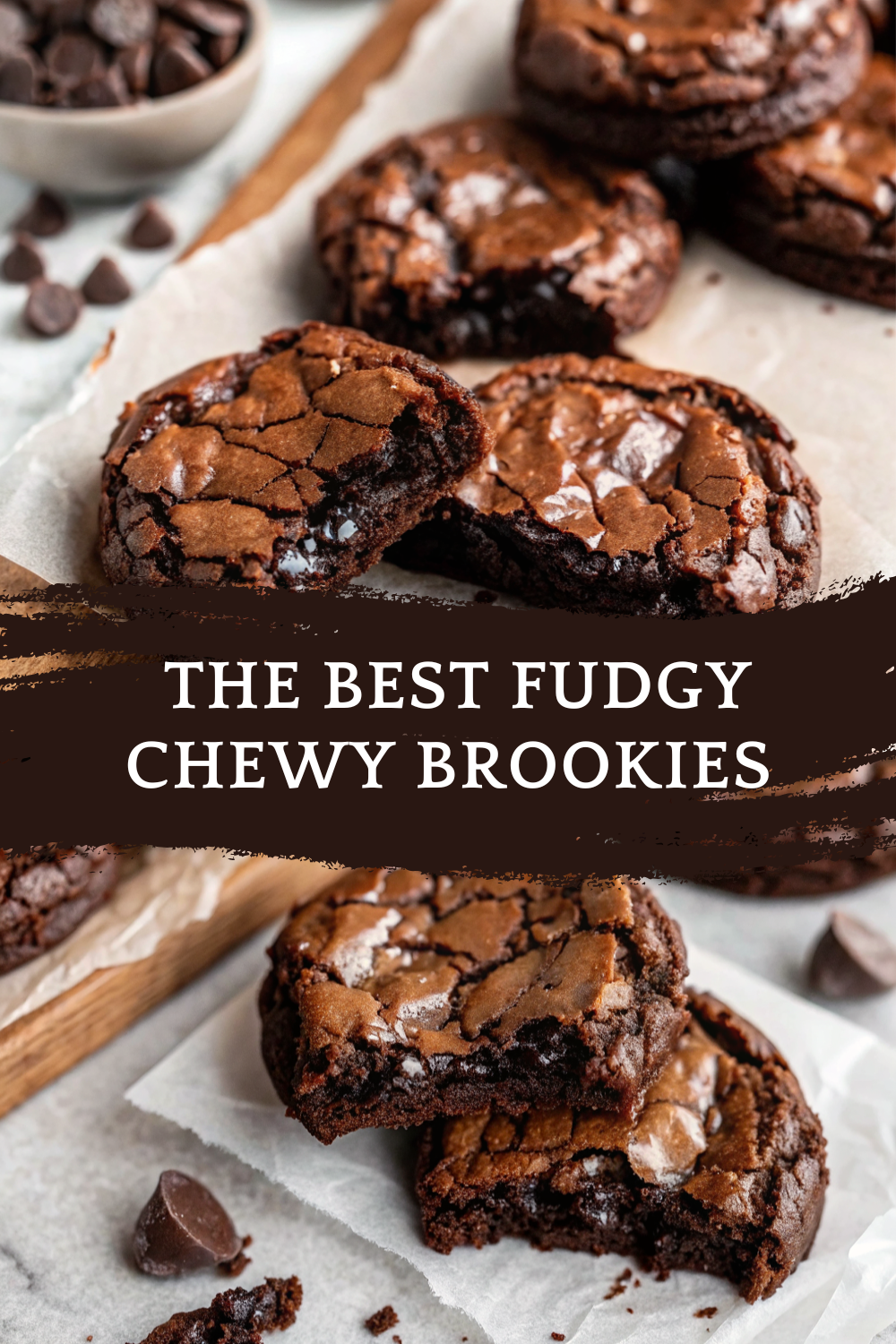 The Best Fudgy Chewy Brookies (Brownie + Cookie Bliss)