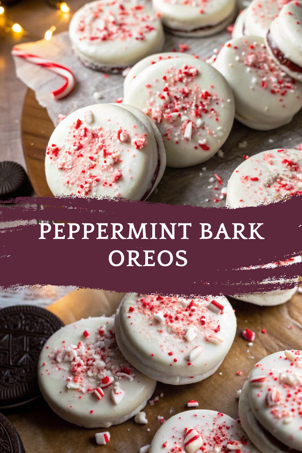 Peppermint Bark Oreos — Festive, Crunchy & Holiday-Perfect