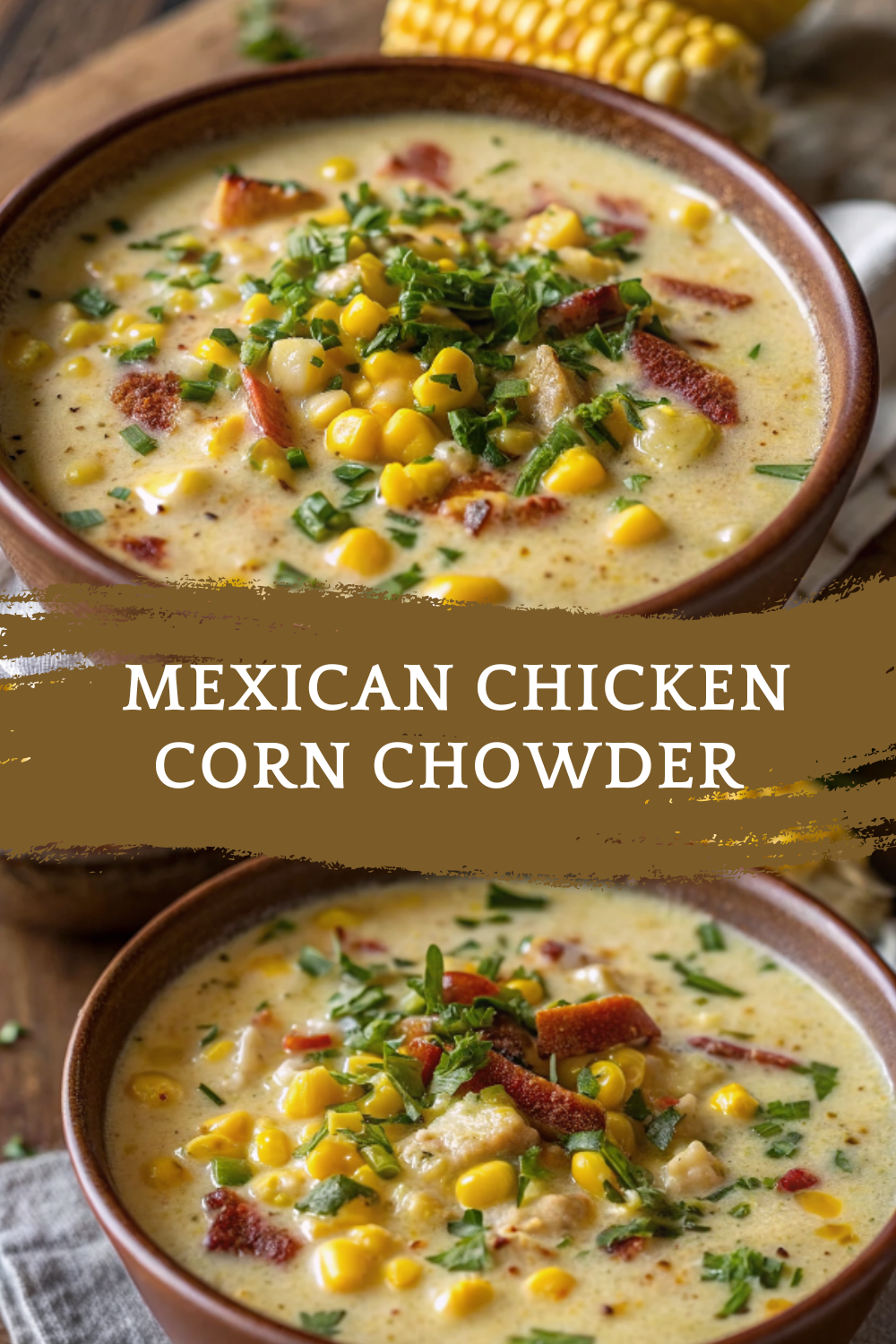Mexican Chicken Corn Chowder – A Creamy, Hearty, and Flavor-Packed Comfort Soup with Fresh Corn, Tender Chicken, Potatoes, and Warm Mexican Spices