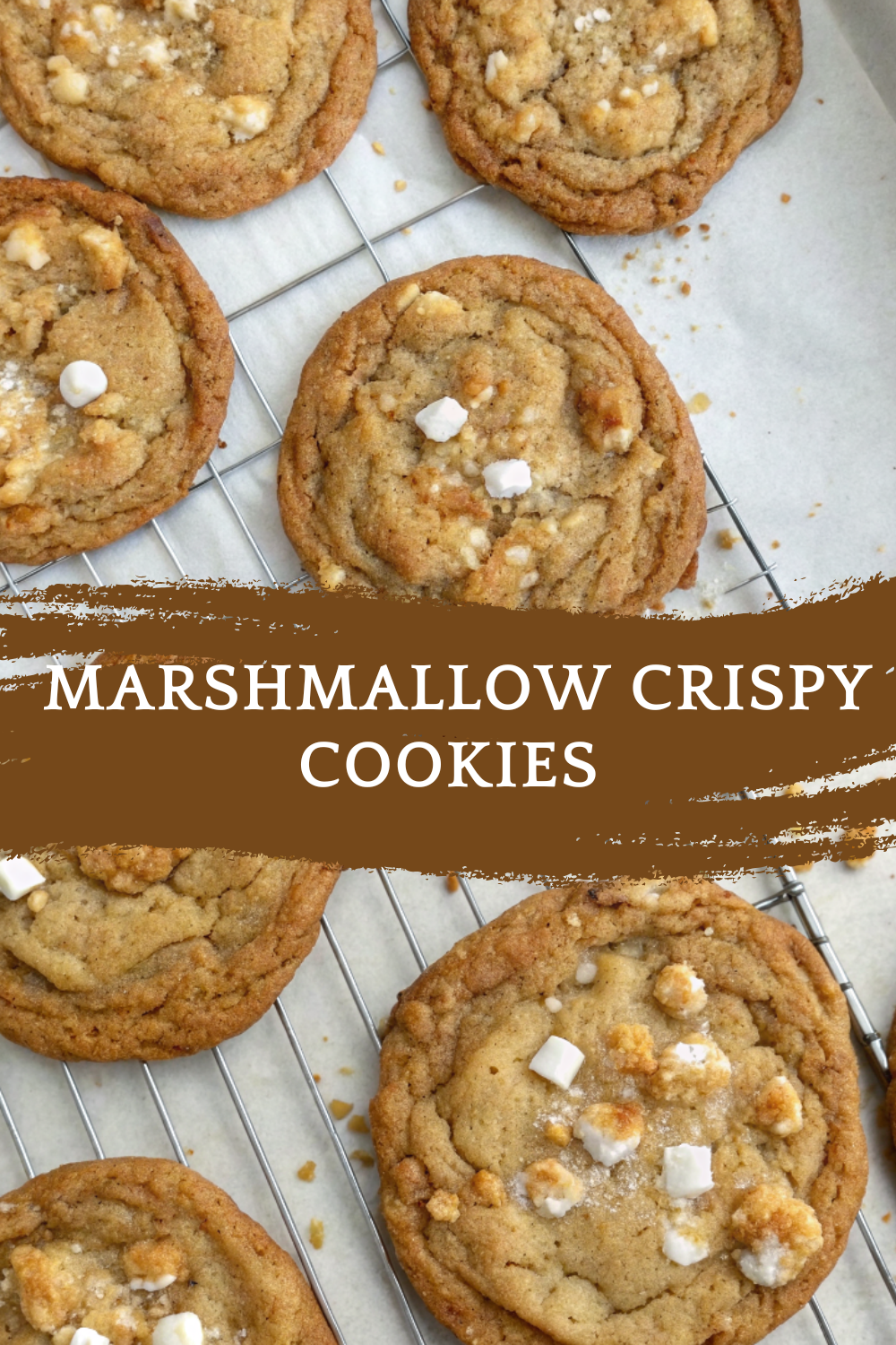 Marshmallow Crispy Cookies (Costco Copycat) – Chewy, Gooey & Perfectly Crunchy