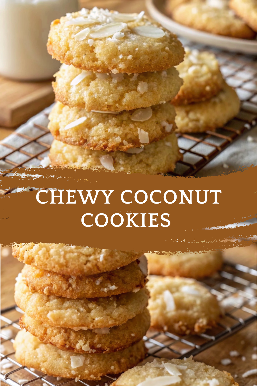 Chewy Coconut Cookies — Soft, Sweet & Tropical Bliss in Every Bite