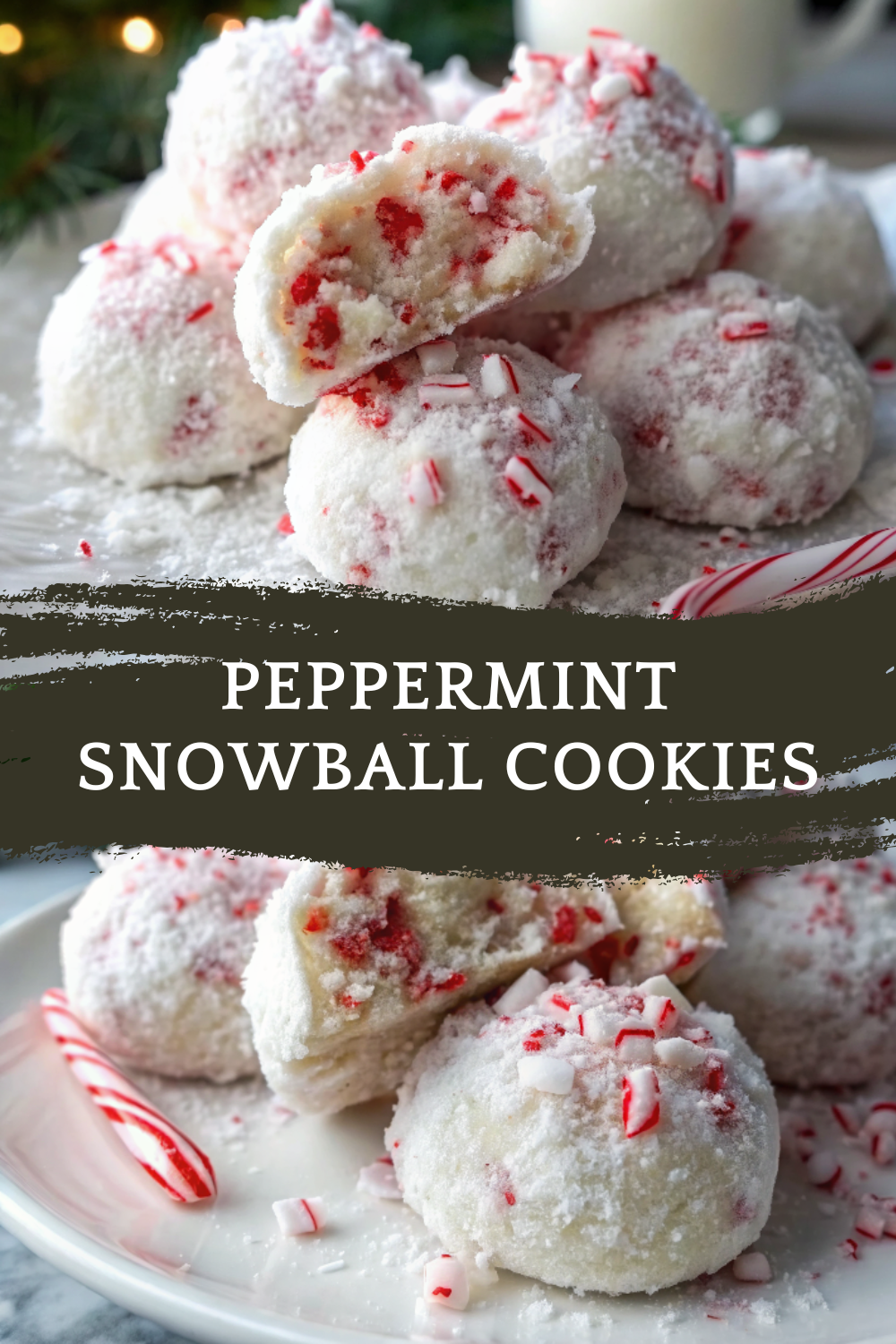 Peppermint Snowball Cookies – Soft, Minty & Melt-in-Your-Mouth Christmas Treats