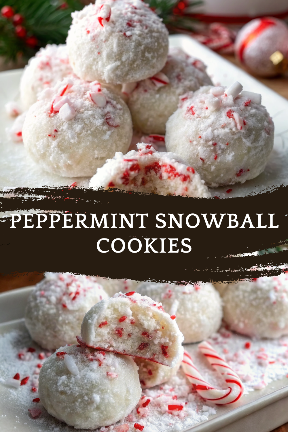 Peppermint Snowball Cookies – Soft, Minty & Perfect for Christmas