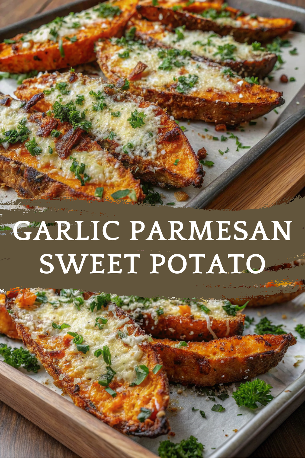 Garlic Parmesan Sweet Potato Wedges You Need to Try