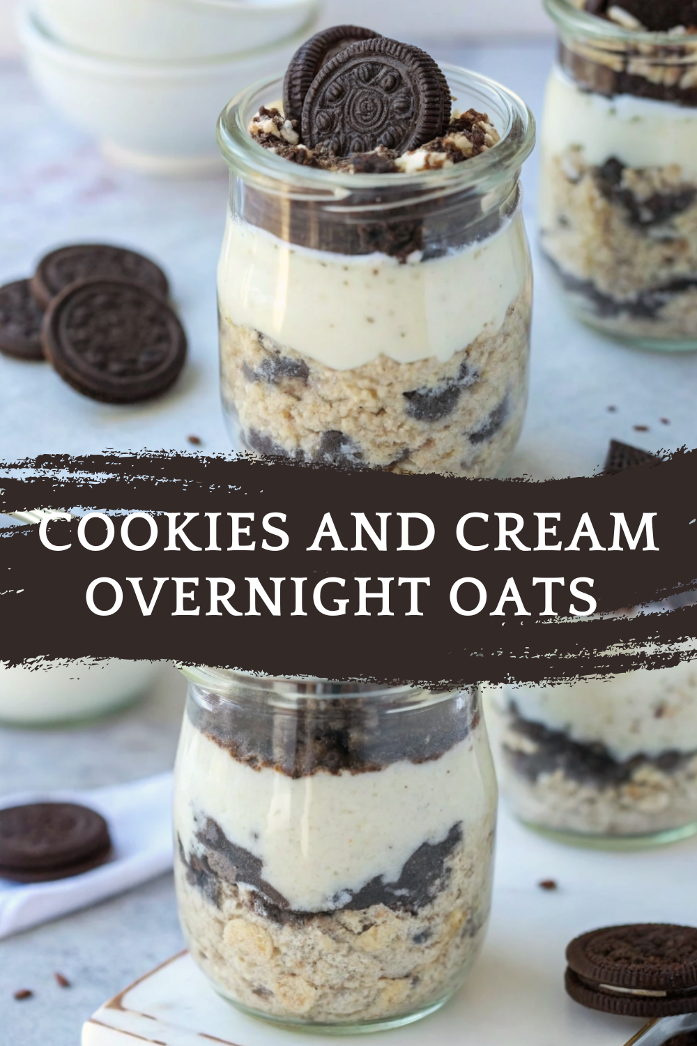 Cookies and Cream Overnight Oats – Creamy, Indulgent and Breakfast-Ready