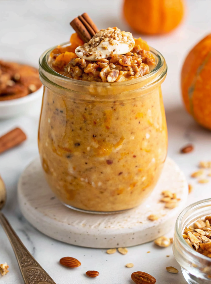 The Best Pumpkin Overnight Oats – Creamy, Cozy & Perfectly Spiced