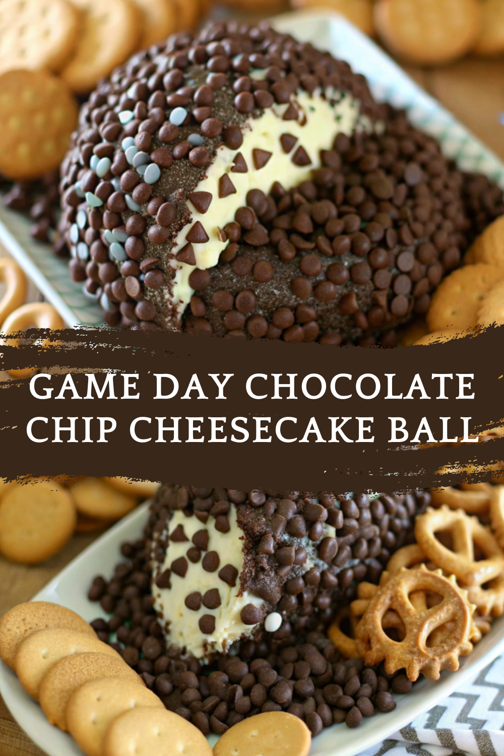 Game Day Chocolate Chip Cheesecake Ball – Sweet, Creamy & Crowd-Winning Party Dessert