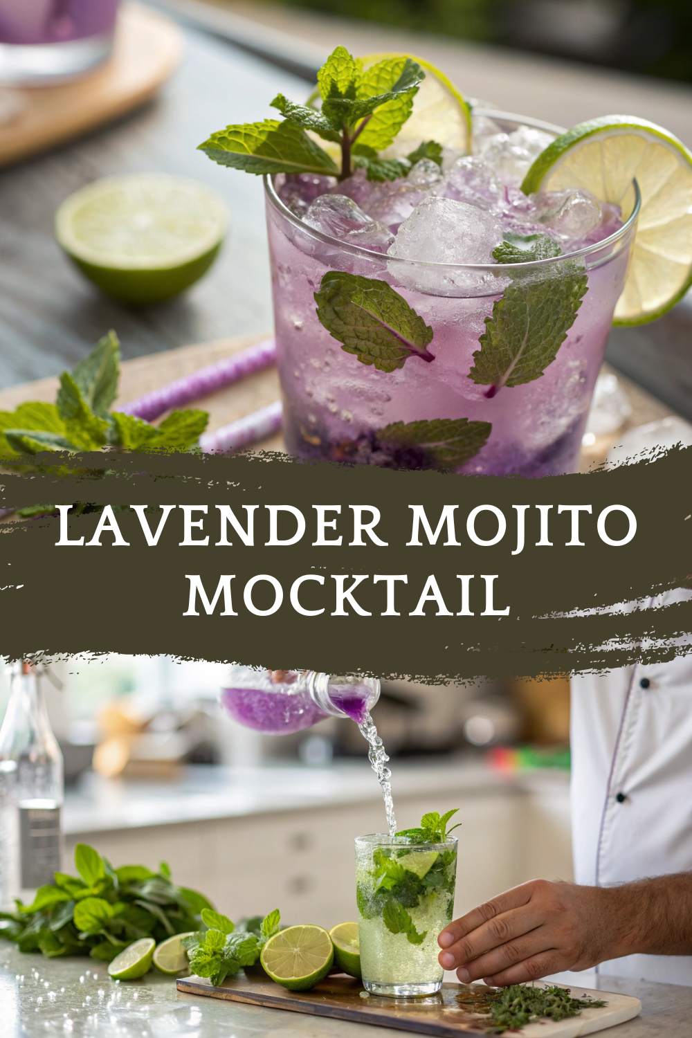 Lavender Mojito Mocktail – Refreshing, Floral, and Alcohol-Free