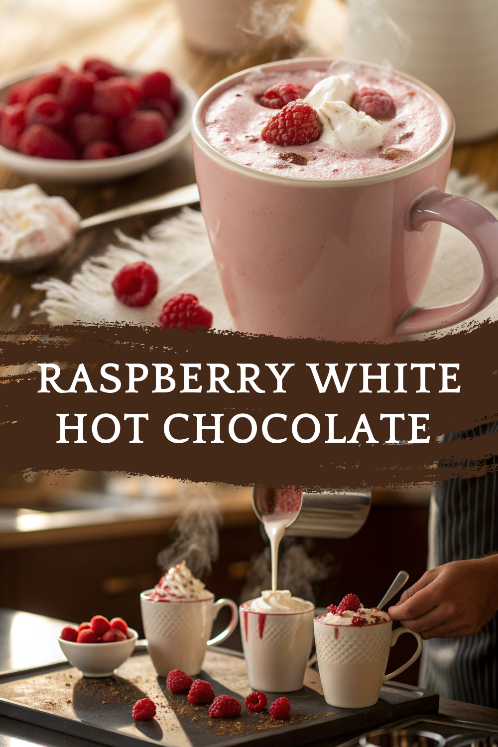 Raspberry White Hot Chocolate – Creamy, Cozy, and Luxuriously Sweet