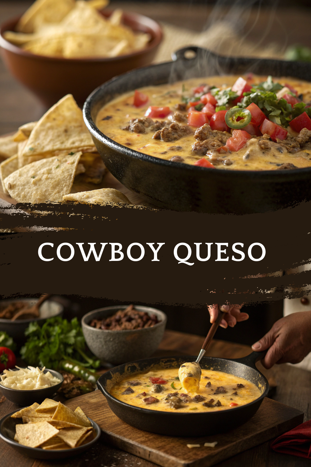 Cowboy Queso – Creamy, Bold, and Crowd-Pleaser Cheese Dip