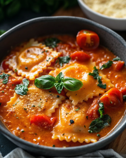 Creamy Tomato Ravioli – An Easy, Restaurant-Quality Meal
