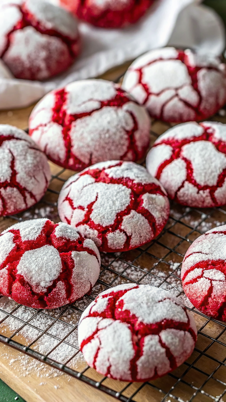 Red Velvet Crinkle Cookies – A Sweet, Kid-Friendly Valentine Treat