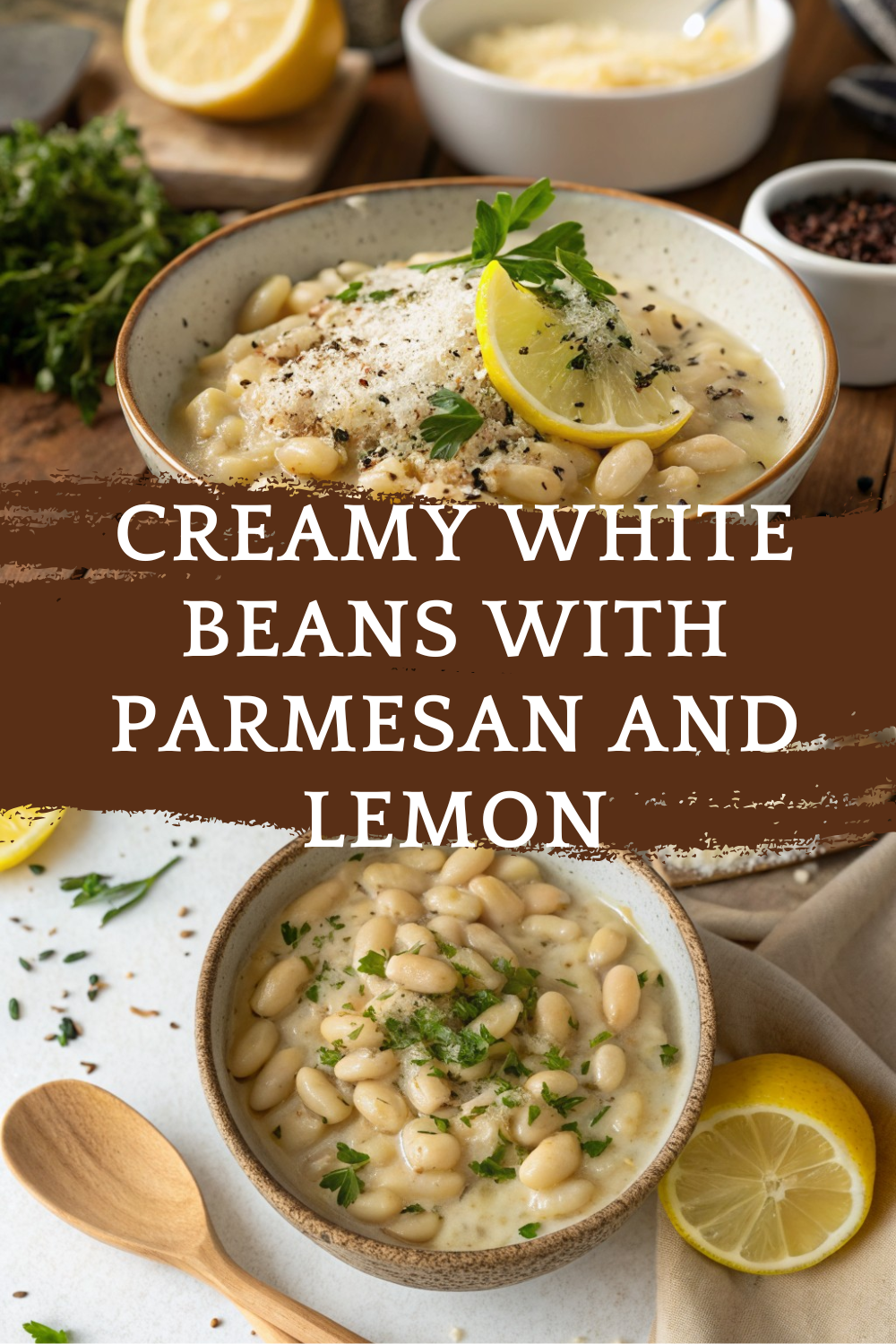 Creamy White Beans with Parmesan and Lemon – A Cozy Comfort Dish