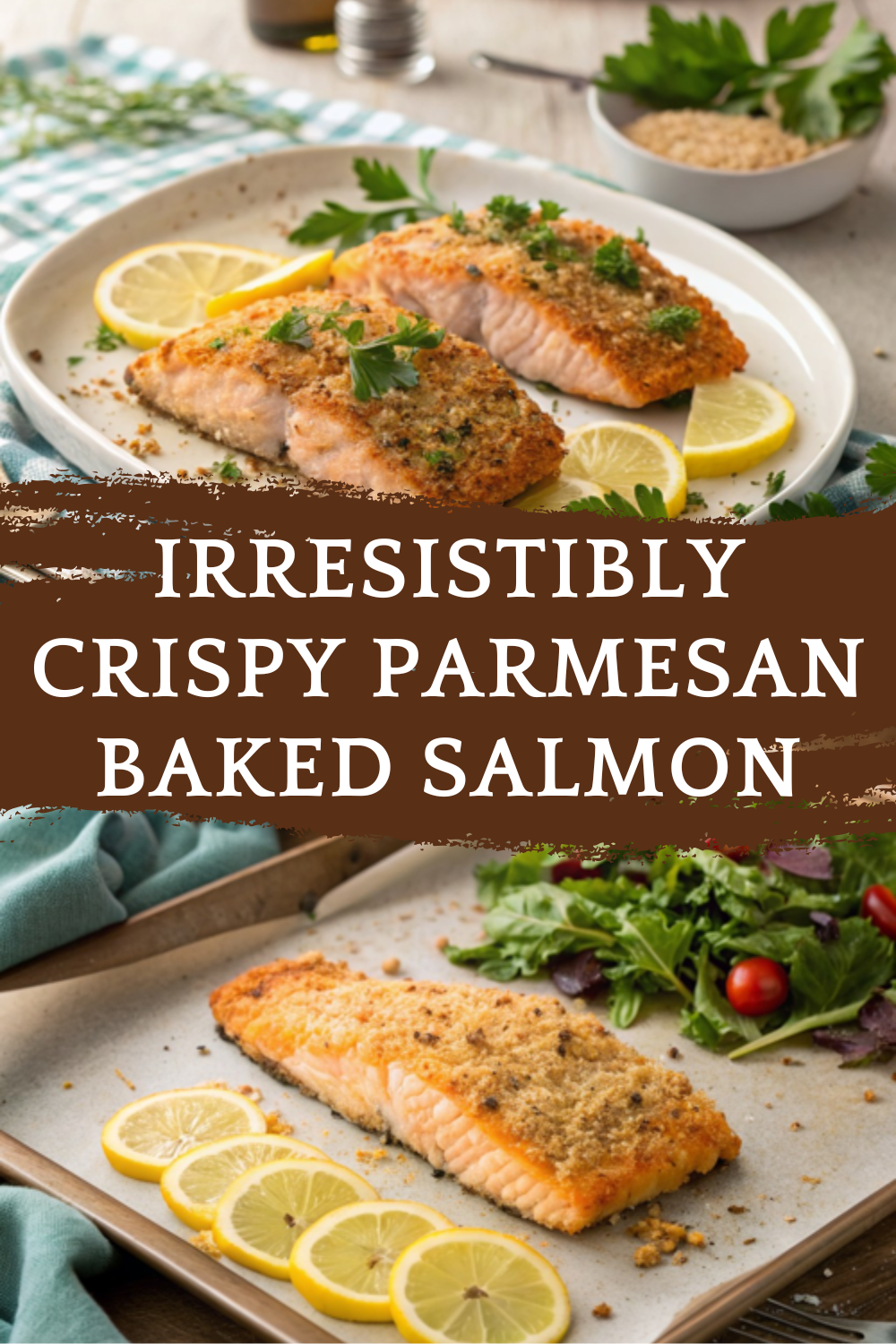Irresistibly Crispy Parmesan Baked Salmon